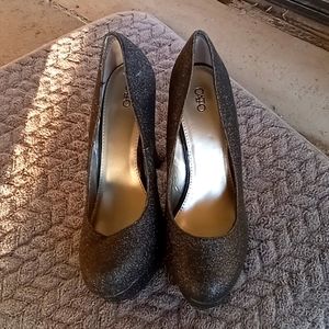 CATO gorgeous sparkly dress platform heels 9